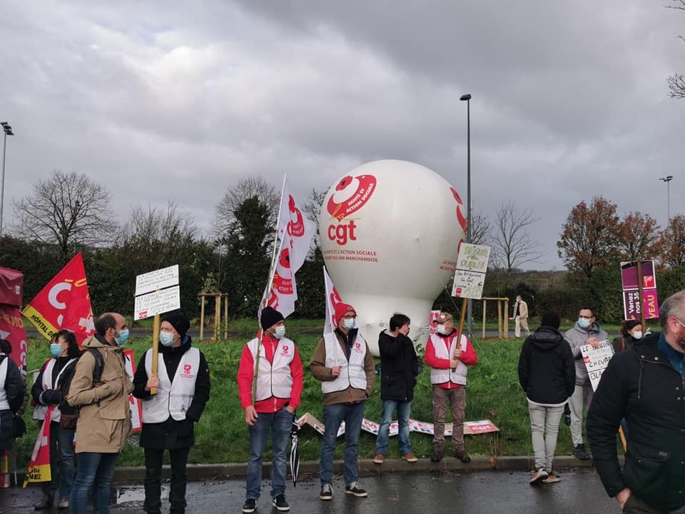 Manif USD CGT 29 à Landerneau 