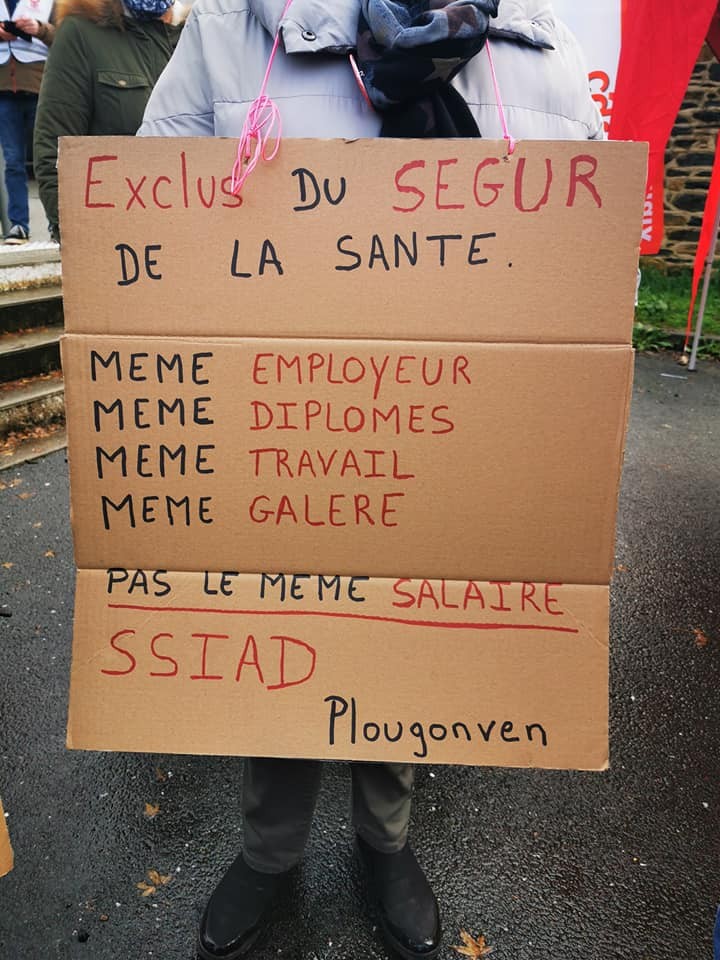 Manif USD CGT 29 à Landerneau