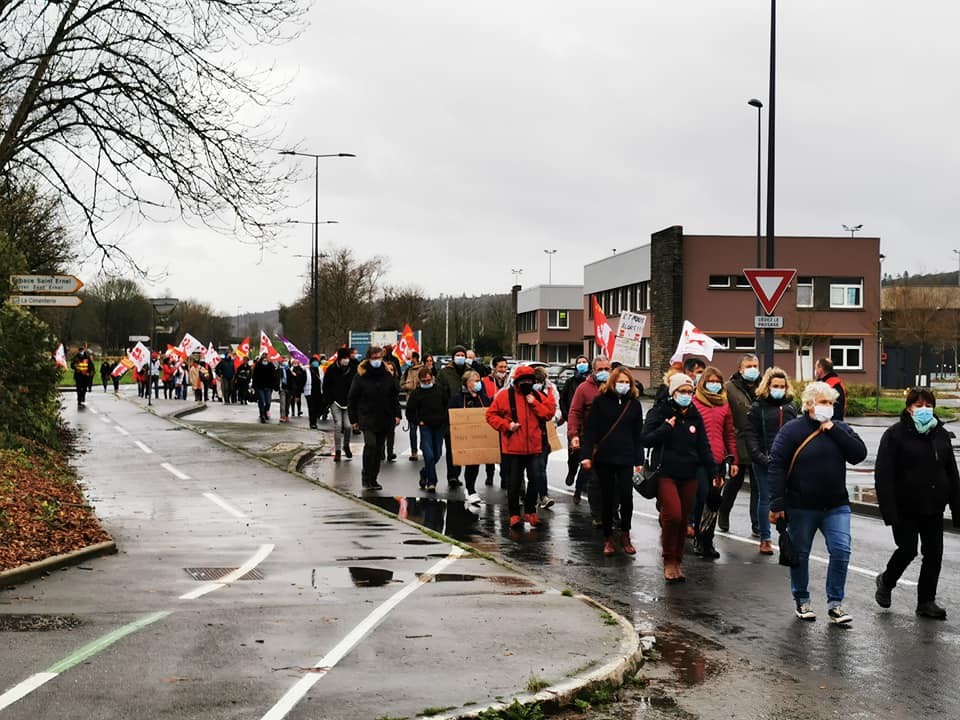 Manif USD CGT 29 à Landerneau 