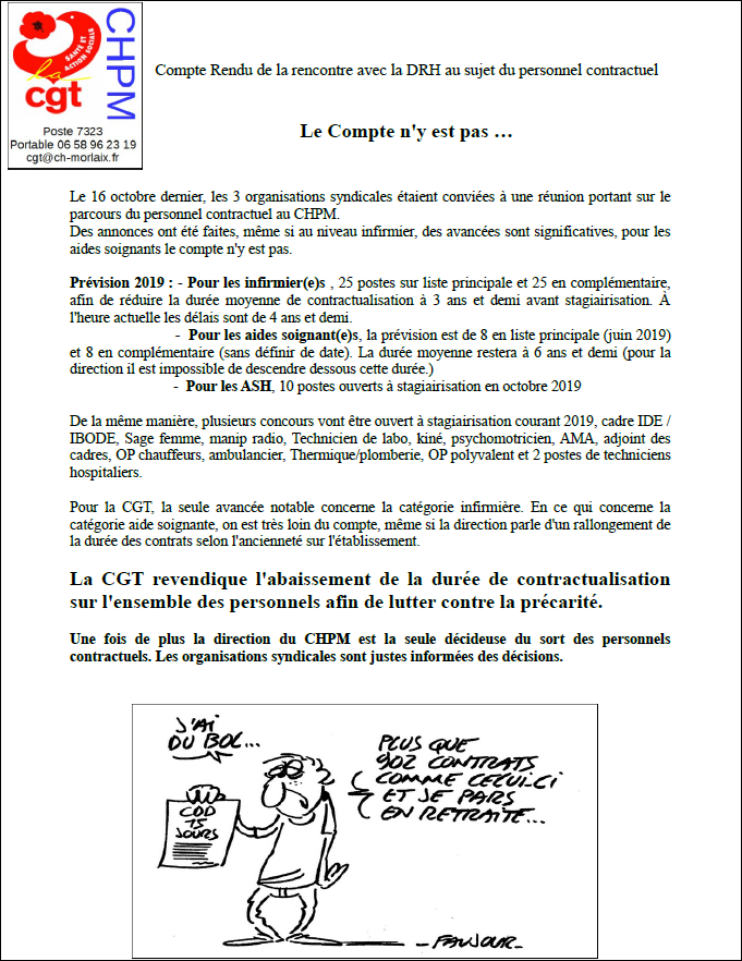 Tract contractuel 1